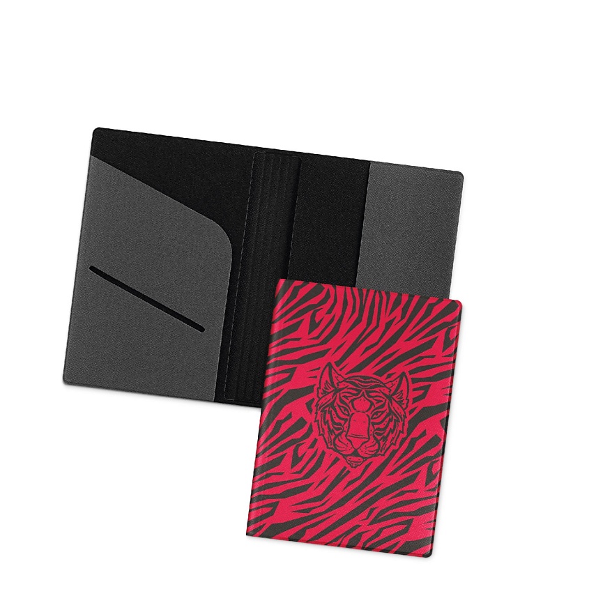 Изображение товара Обложка на паспорт Flexpocket с дополнительными отделениями черного цвета