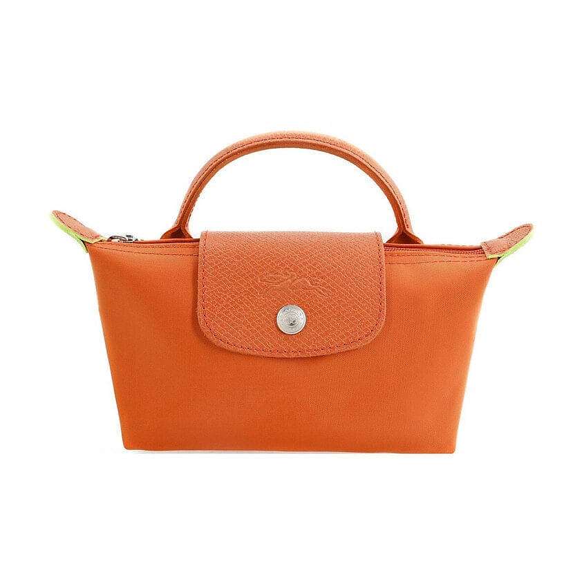 Изображение товара LONGCHAMP Сумка Le Pliage Green Recycled Canvas With Leather Trim Canvas Bag, Оранжевый