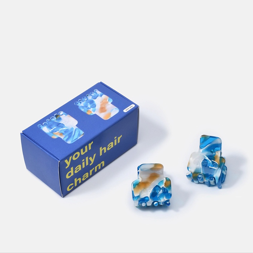 Изображение товара KISIMI Заколки-крабики для волос Daily, размер XS, 2 шт.