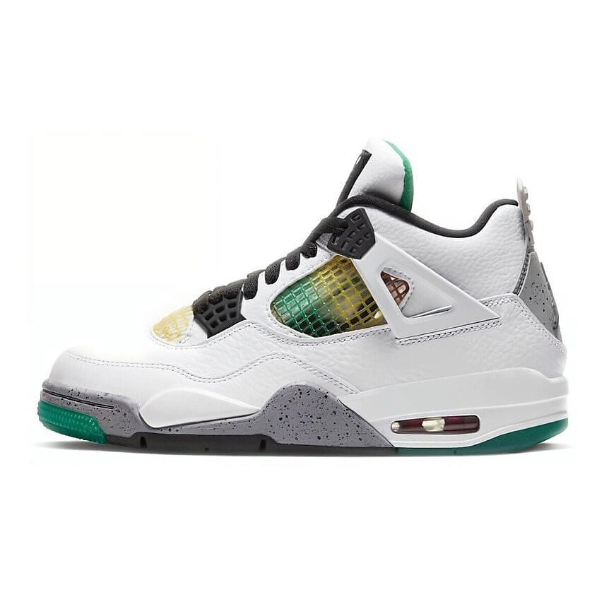Изображение товара Кроссовки NIKE Jordan 4 Retro Lucid Green Rasta женские мультиколор 38.5