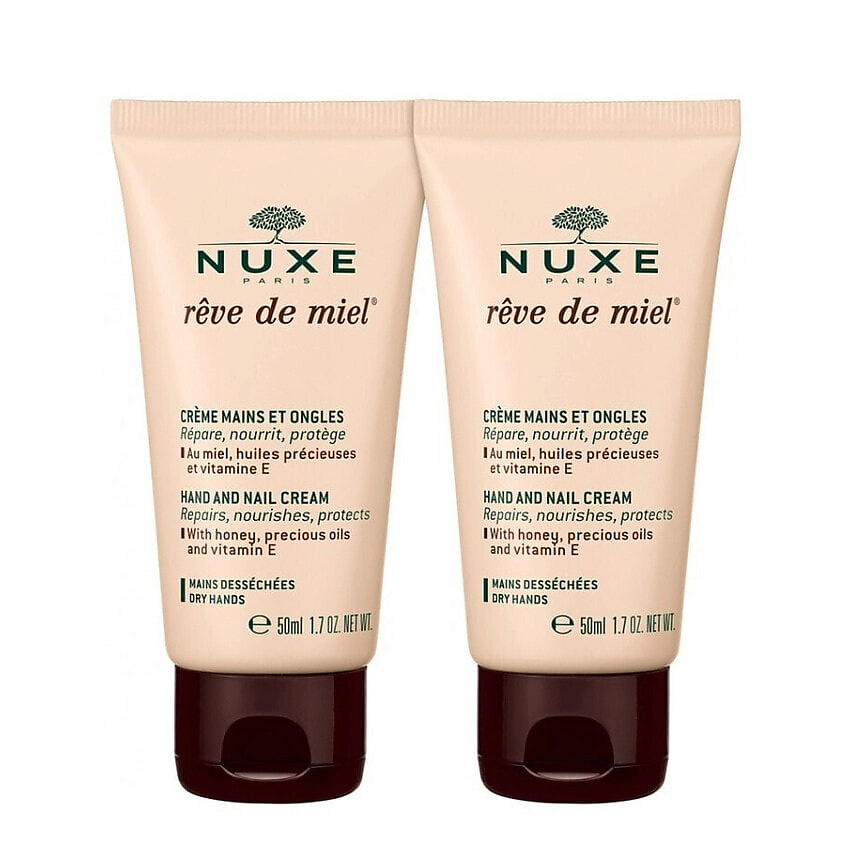 Изображение товара NUXE Крем для рук и ногтей Reve de Miel Hand and Nail Cream, 2x 50 мл