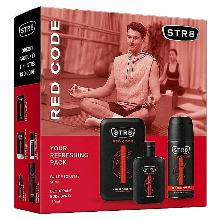 Изображение товара STR8 Набор Red Code: Туалетная вода + Дезодорант, 200 мл