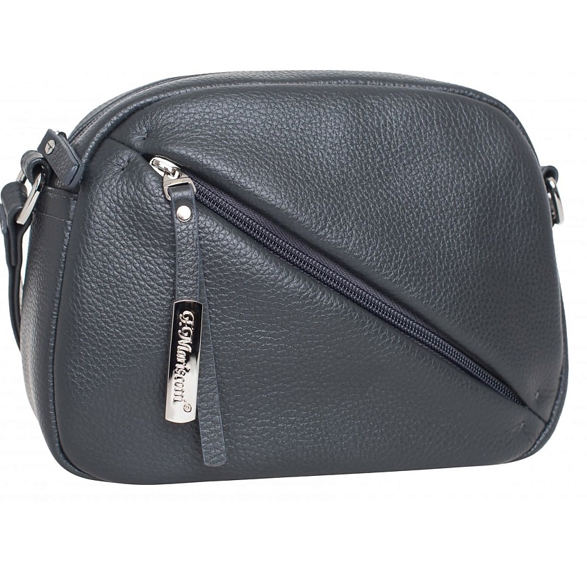 Изображение товара Кожаная женская сумка через плечо кросс-боди в стиле минимализм весна-лето 2024