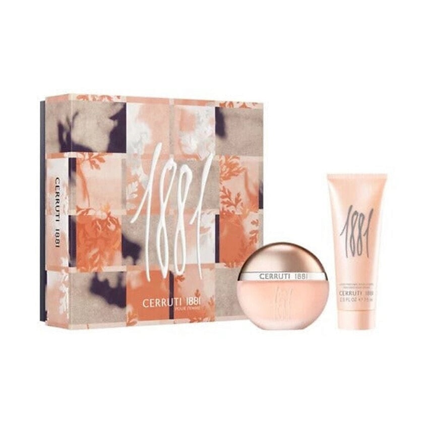 Изображение товара Парфюмерный набор Cerruti 1881 Pour Femme 50 мл туалетная вода + 75 мл лосьон для тела