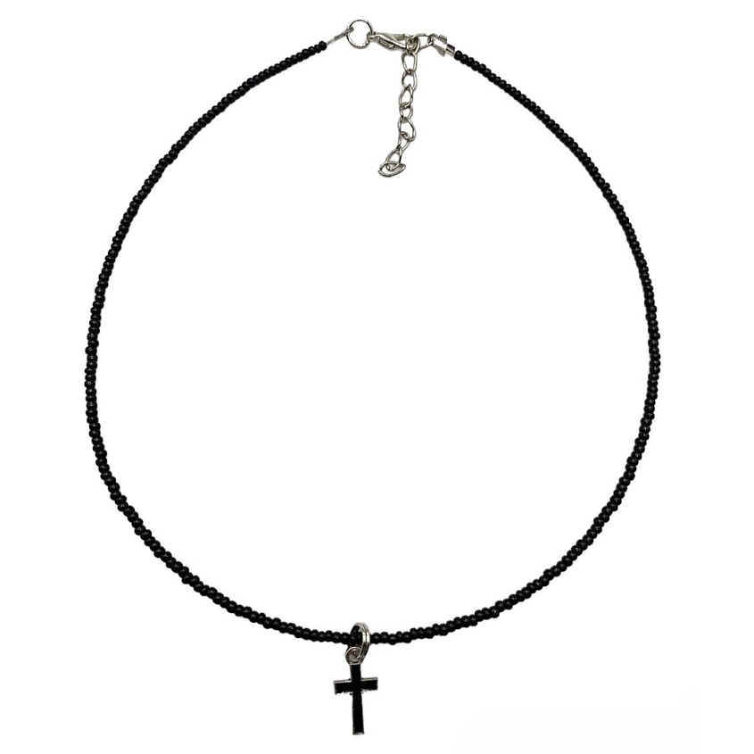 Изображение товара Элегантный женский чокер из бисера с регулируемой длиной и натуральными бусинами