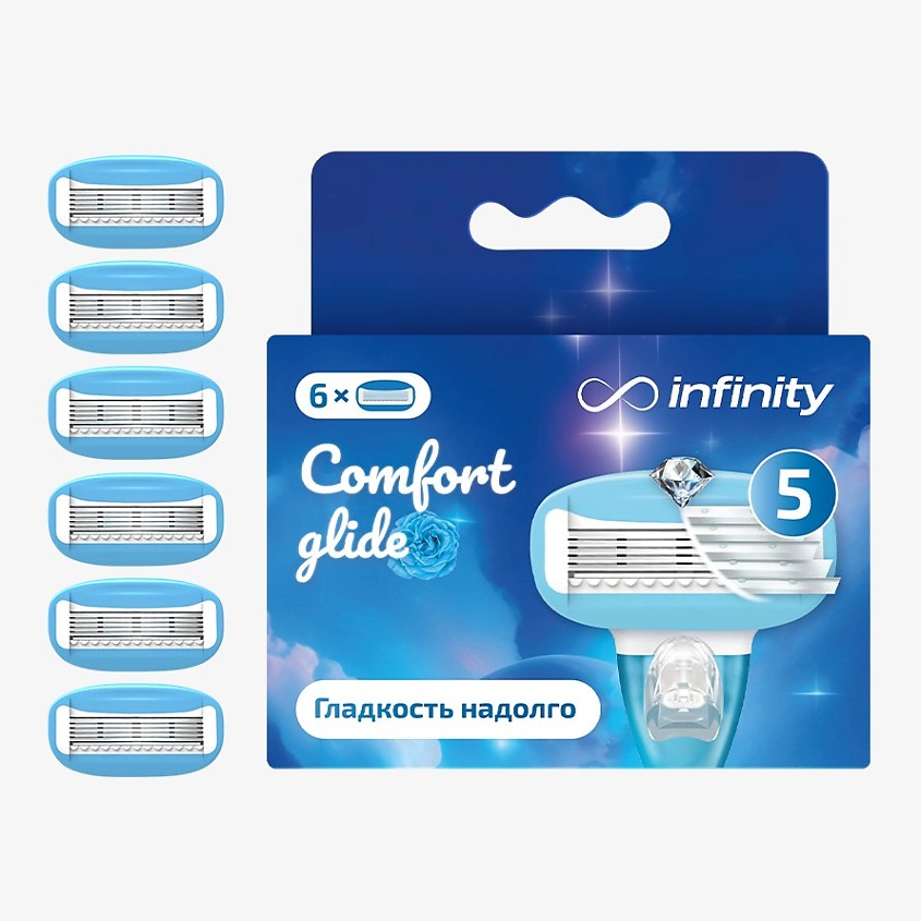 Изображение товара INFINITY Cменные кассеты совместимы с бритвами VENUS, 1 шт.