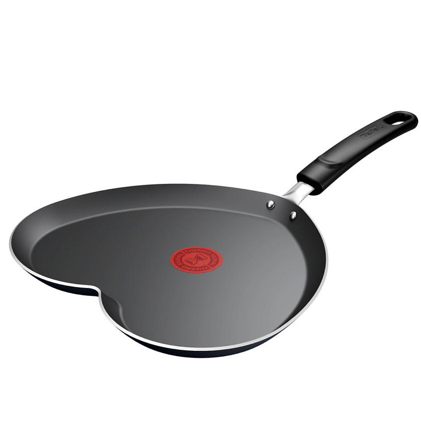 Изображение товара TEFAL Сковорода блинная Сердце B0141002, 25 см