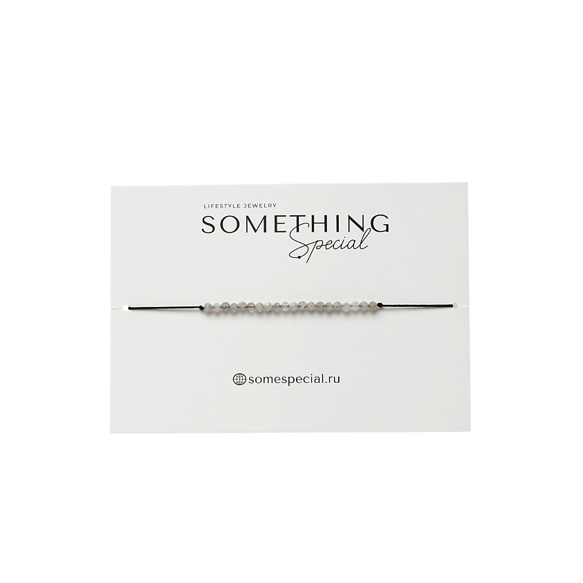 Изображение товара SOMETHING SPECIAL LIFESTYLE JEWELRY Браслет с лабрадором midi, цвет: Серый, размер: 14-21
