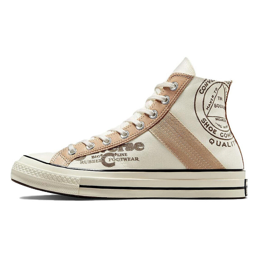 Изображение товара CONVERSE Кроссовки Chuck 70 Leather Overlay High Egret Champagne Tan, Размер 37