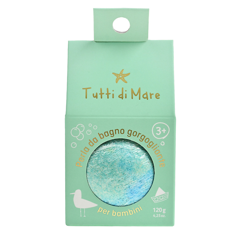 Изображение товара TUTTI DI MARE Бурлящий шарик для ванн, цвет: Зеленый, 120 г