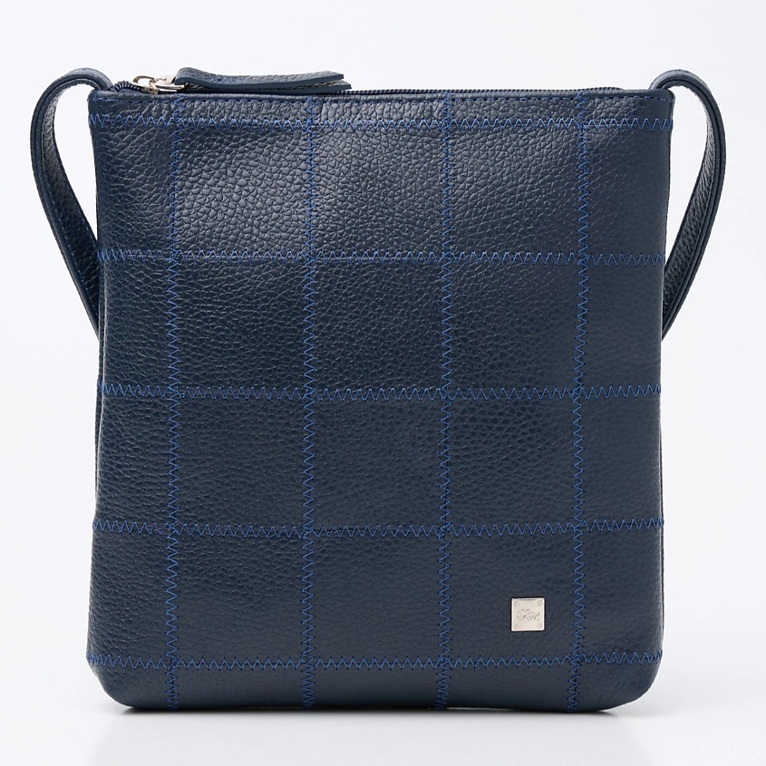 Изображение товара Женская кожаная кросс-боди сумка от Franchesco Mariscotti с регулируемым ремнем