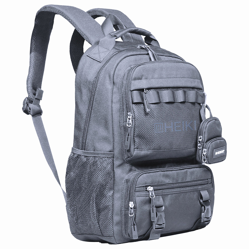 Изображение товара Рюкзак HEIKKI FUSION для ноутбука с кошельком, сиреневый, 44х31х14 см