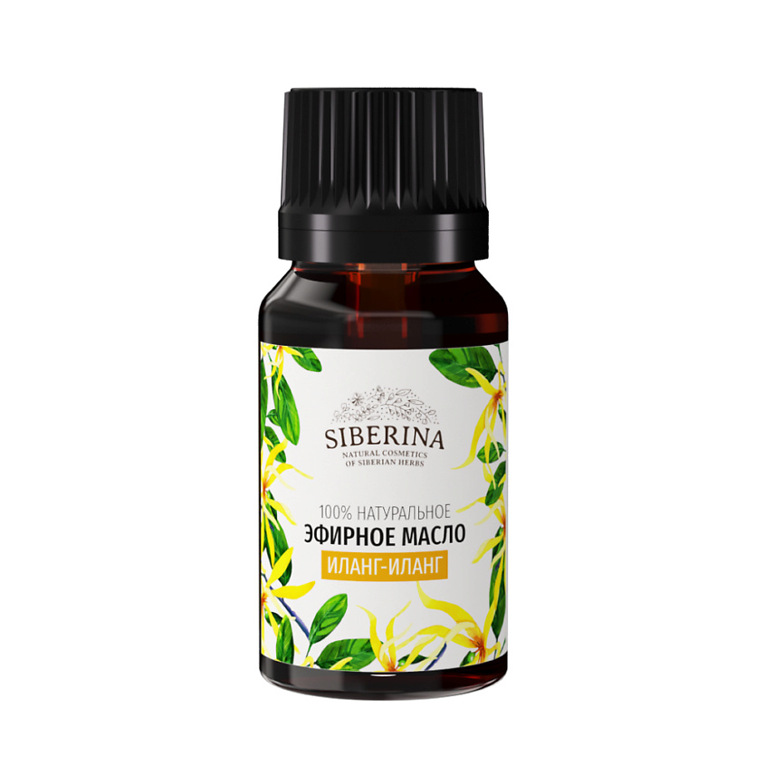 Изображение товара Эфирное масло иланг-иланга 8 мл SIBERINA натуральное для ухода за кожей и волосами
