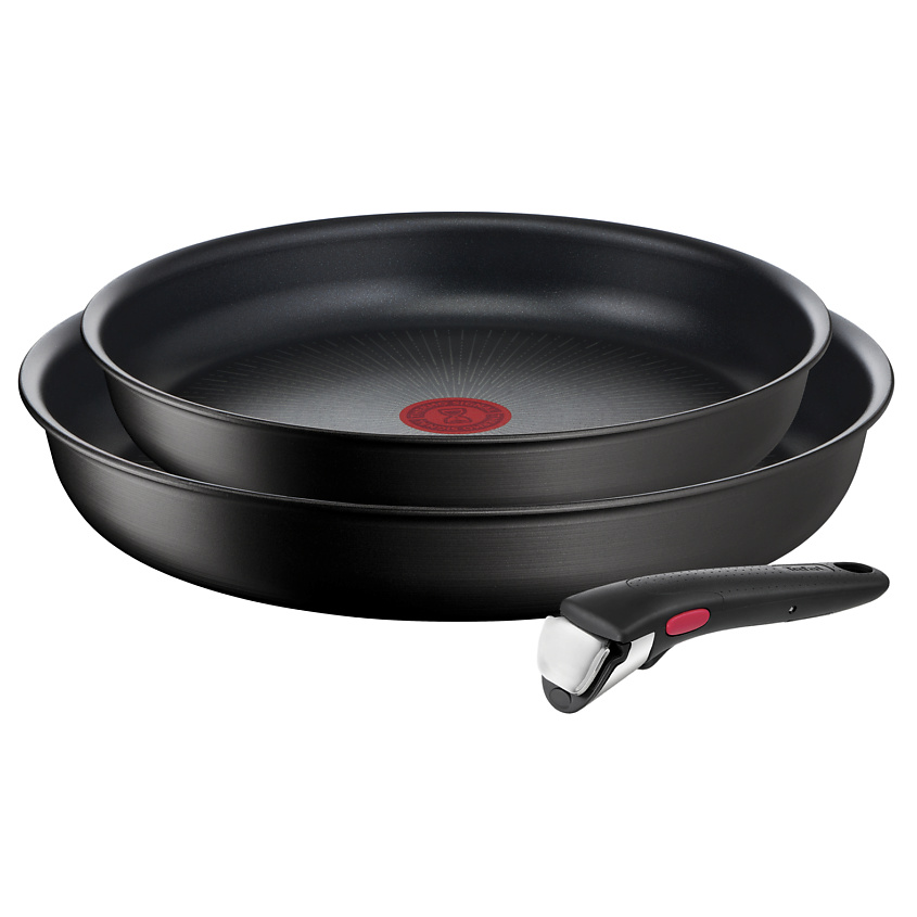 Изображение товара Набор посуды TEFAL Ingenio Daily Chef Black 4 предмета с съемной ручкой
