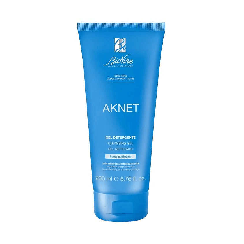 Изображение товара BIONIKE Очищающий гель-скраб для лица Aknet, 200 мл