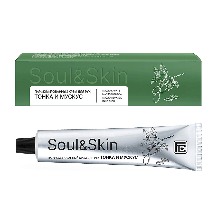 Изображение товара FAMILY COSMETICS Парфюмированный крем для рук "Тонка и Мускус" серии "Soul&Skin", 65 мл