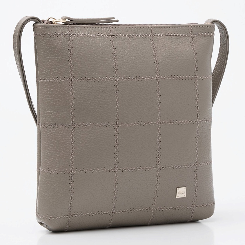 Изображение товара Женская кожаная кросс-боди сумка Franchesco Mariscotti с регулируемым ремнем