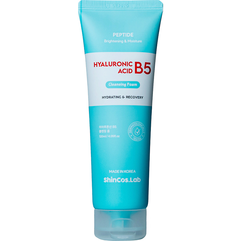 Изображение товара SHINCOS.LAB Пенка для умывания с гиалуроновой кислотой и пантенолом 120 мл