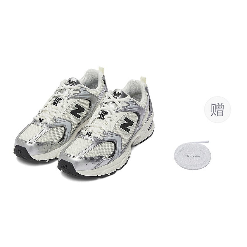 Изображение товара NEW BALANCE Кроссовки NB 530 Running Shoes Unisex Low-Top Silver/Black, 40.5