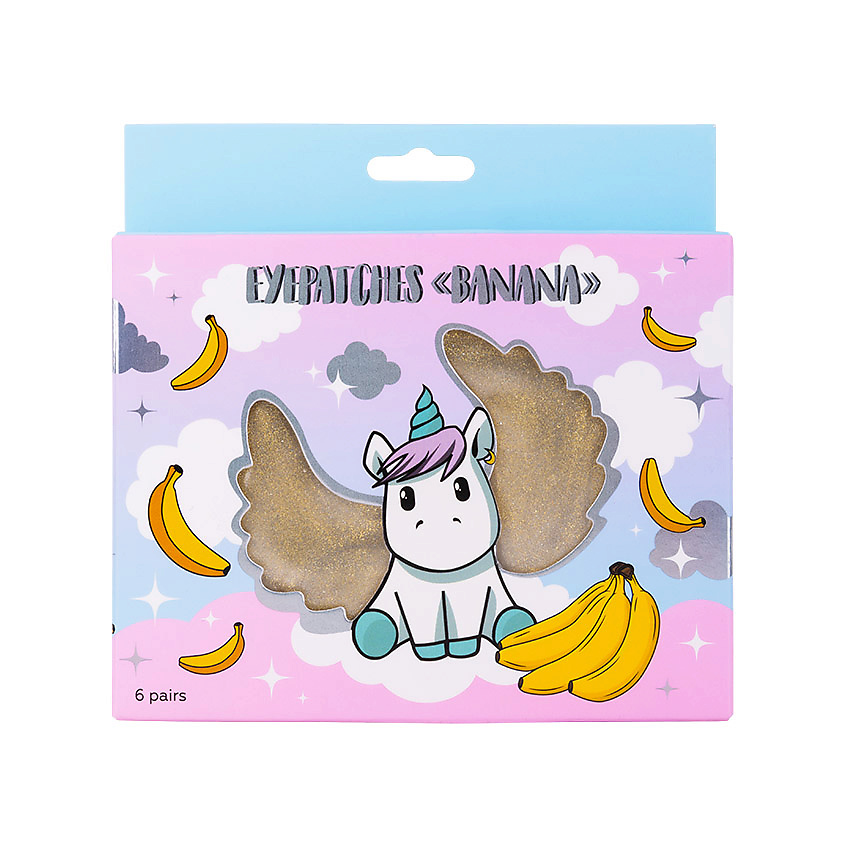 Изображение товара UNICORNS APPROVE Патчи для глаз Banana, 6 шт