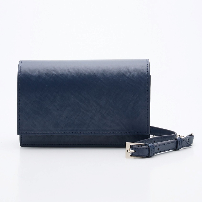 Изображение товара Женская кожаная сумка-клатч на ремешке из натуральной кожи