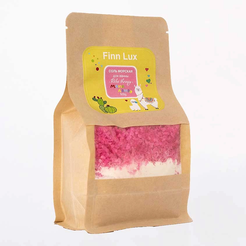 Изображение товара FINNLUX Соль для ванны морская "МАМА-ЛАМА", 500 g