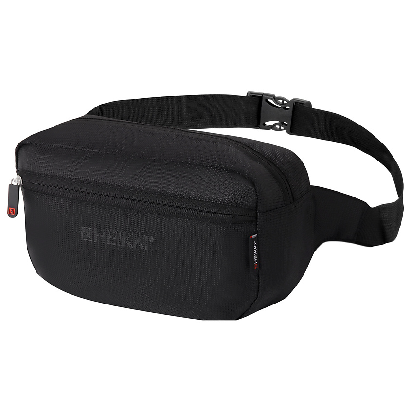 Изображение товара HEIKKI Сумка на пояс RIO регулируемый ремень черная универсальная