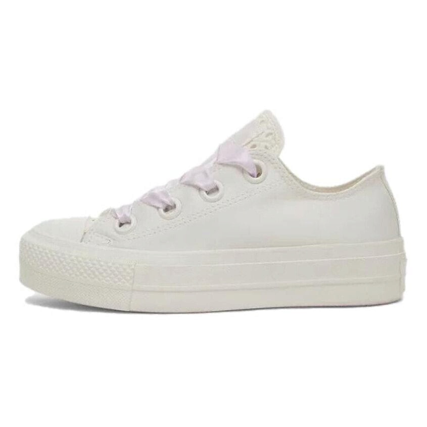 Изображение товара CONVERSE Кроссовки Chuck Taylor All Star Lift Platform Matte Satin Ivory Womens, Размер 40