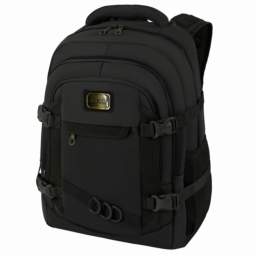 Изображение товара Рюкзак HEIKKI DESERTED с тремя отделениями черного цвета