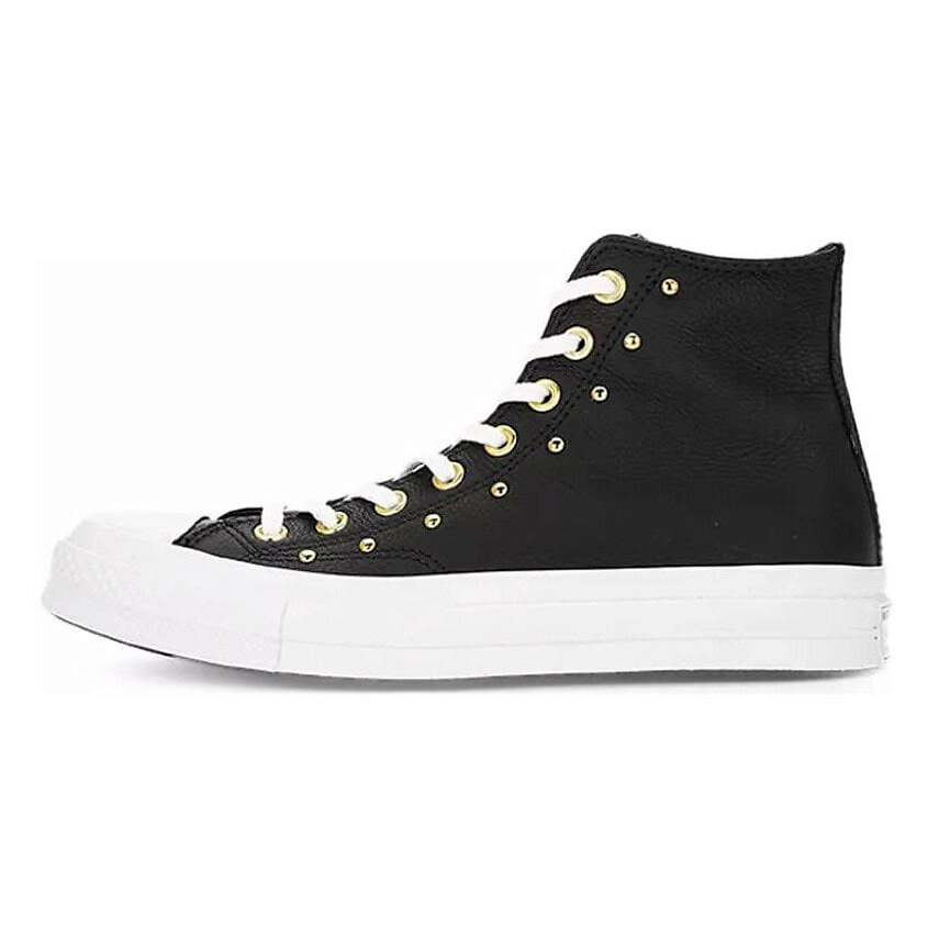 Изображение товара CONVERSE Кроссовки Chuck 70 Hi Black White Gold Metallic, Размер 37