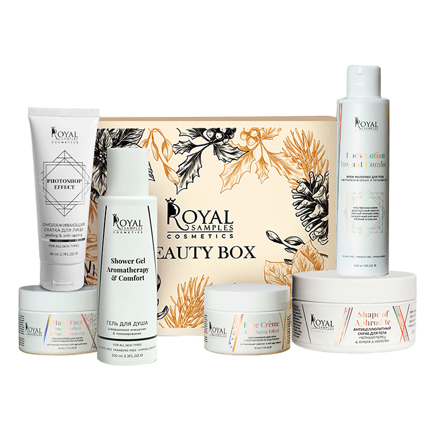 Изображение товара Набор Spa Relax для тела и лица ROYAL SAMPLES роскошь ухода подарочный комплект