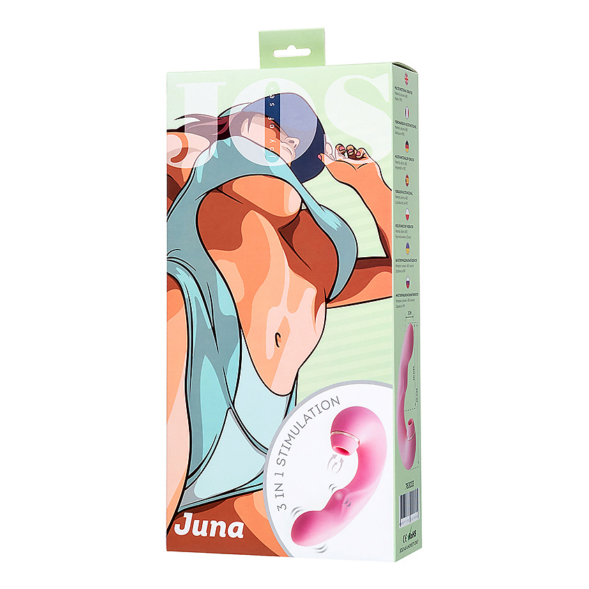 Изображение товара JOS JOY OF SEX Многофункциональный стимулятор клитора JOS JUNA, Розовый, 15 см