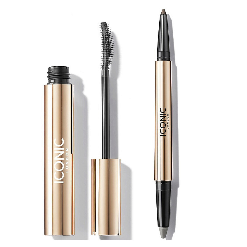 Изображение товара ICONIC LONDON Набор: Тушь Enrich & Elevate + Карандаш для глаз Smokey Eye Duo Kajal, Ash Grey