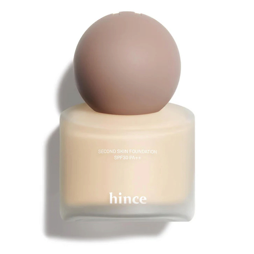 Изображение товара HINCE Тональная основа для лица Second Skin Foundation SPF30 PA++, 17 Porcelian, 40 мл