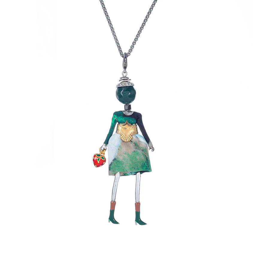 Изображение товара MIAMELIE Подвеска Miamelie, кукла Беренис, MiA-2504-CL7654, цвет: Серебряный, размер: 81см