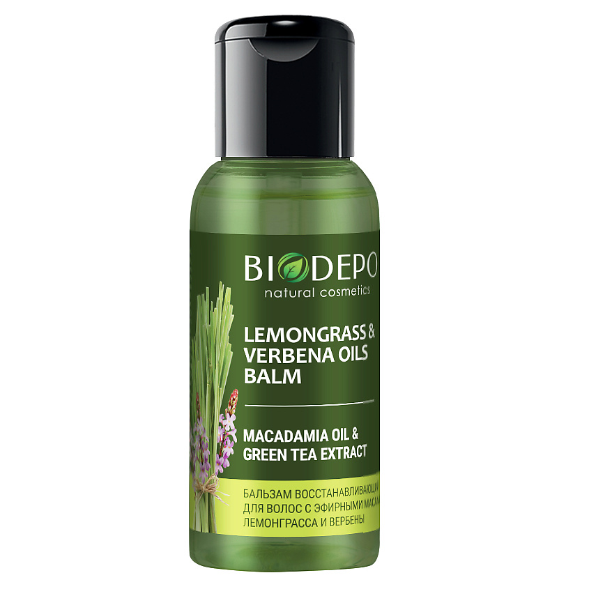 Изображение товара BIODEPO Бальзам для волос восстанавливающий с маслами лемонграсса и вербены Lemongrass and Verbena Oils, 50 мл