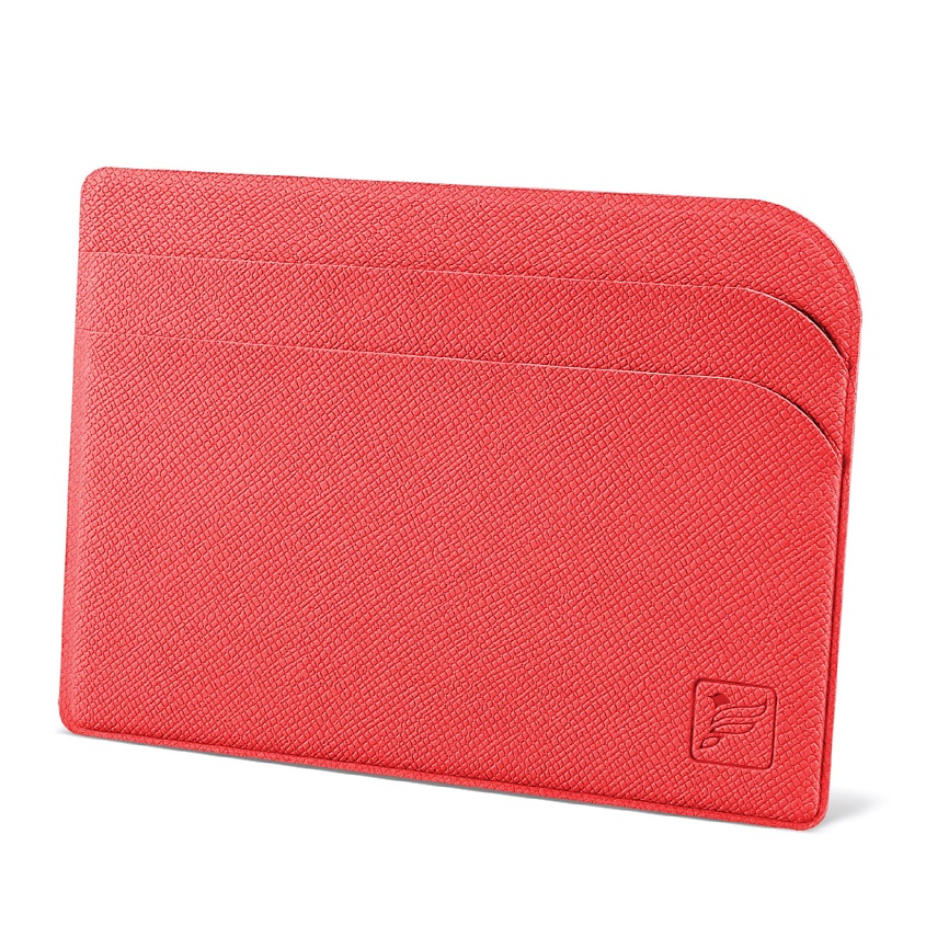 Изображение товара Чехол для пластиковых карт Flexpocket из экокожи с тремя отделениями красный