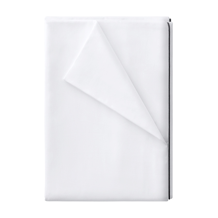 Изображение товара SOFT SILVER Антибактериальная простыня Antibacterial Bedsheet King Size, 260х270 см. Цвет: «Альпийский снег» (белый), 1 шт.