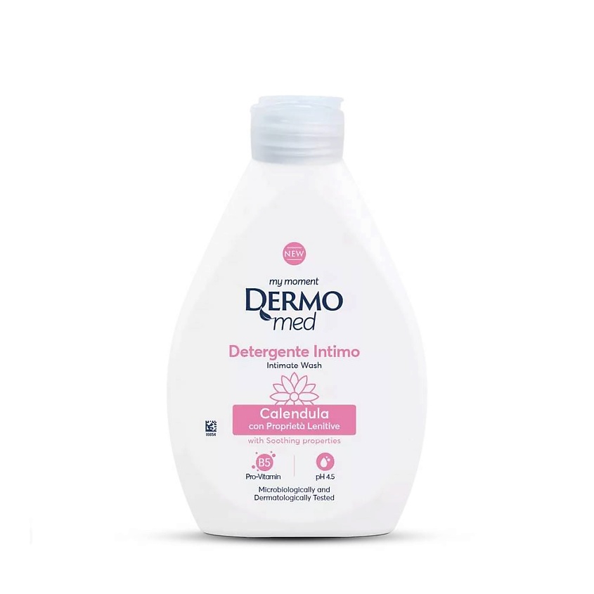 Изображение товара DERMOMED Гель для интимной гигиены с экстрактом календулы и провитамином B5, 250мл