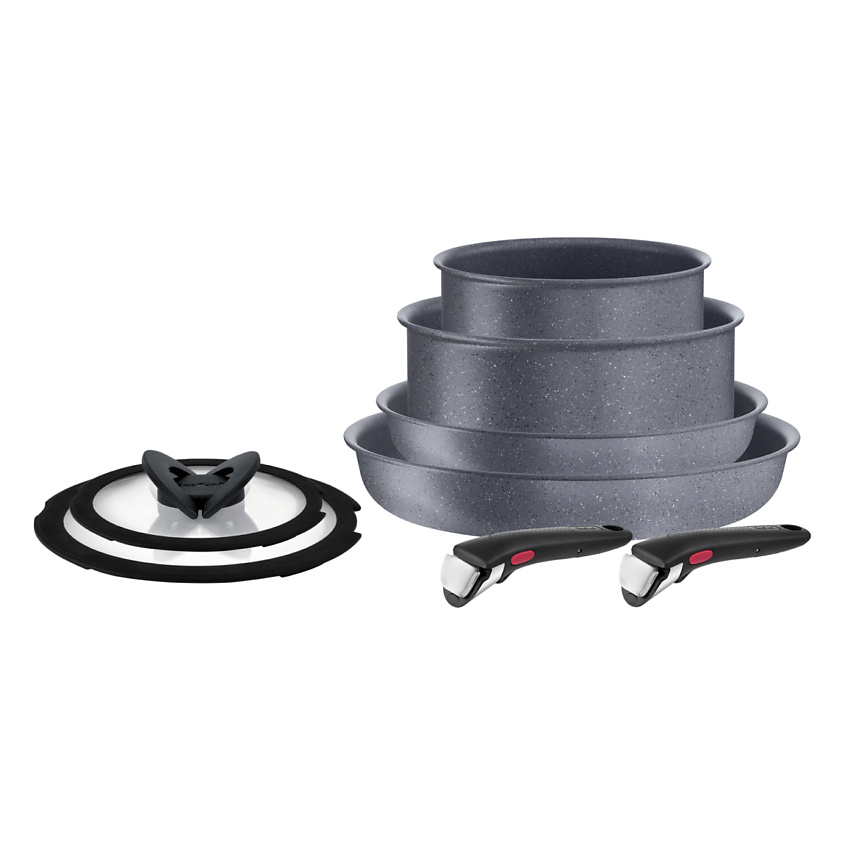 Изображение товара TEFAL Набор посуды Ingenio Natural Force 8 предметов с съемными ручками