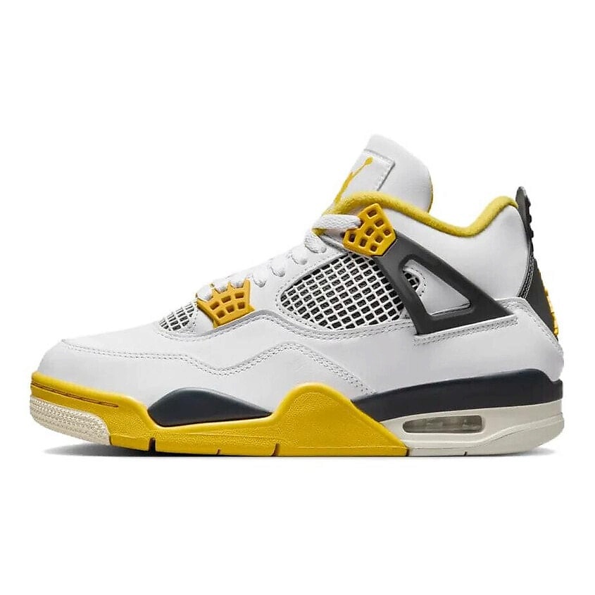 Изображение товара Nike Jordan 4 Retro Vivid Sulfur Женские кроссовки Белый 42.5 стильные и удобные
