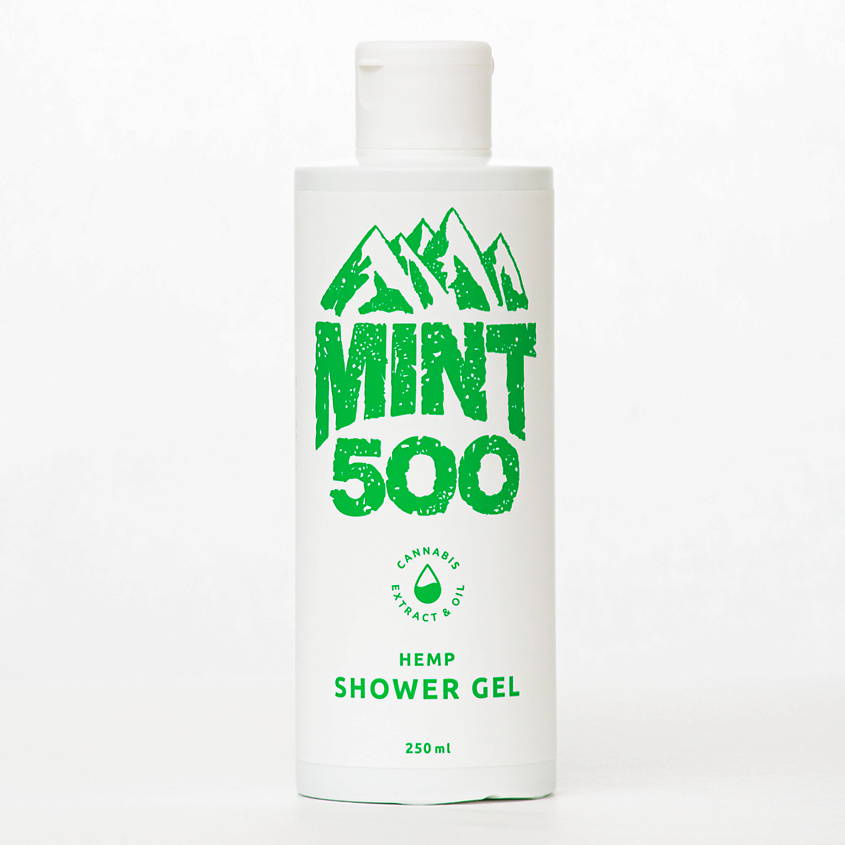 Изображение товара MINT500 Hemp Shower Gel Гель для душа с коноплей и мятой 250 мл