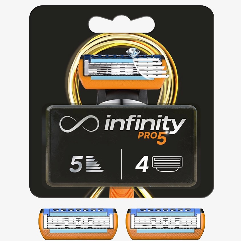 Изображение товара INFINITY C сменные кассеты 4 шт. для Gillette fusion 5 и infinity pro 5