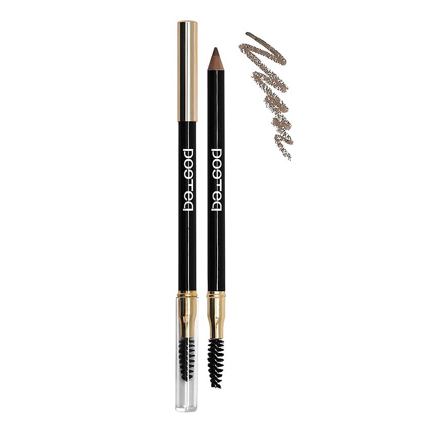 Изображение товара POETEQ Карандаш для бровей с щеточкой, № 25 Светлый, 1,2 г