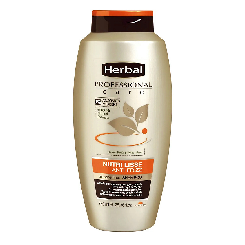 Изображение товара HERBAL Шампунь питание Professional Care Anti Frizz Shampoo, 750 мл