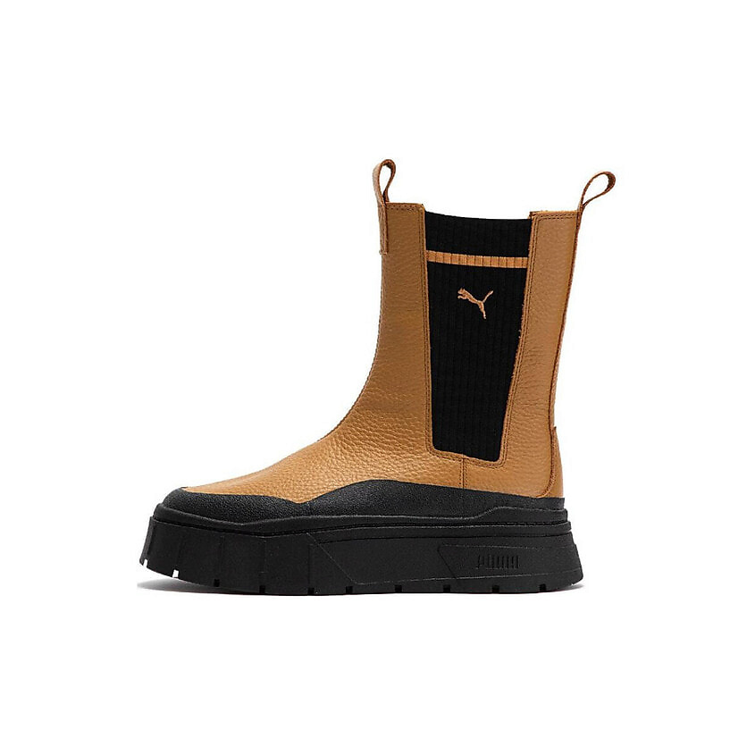 Изображение товара Женские ботинки PUMA Mayze Stack Chelsea Boot Desert Tan стильные и комфортные