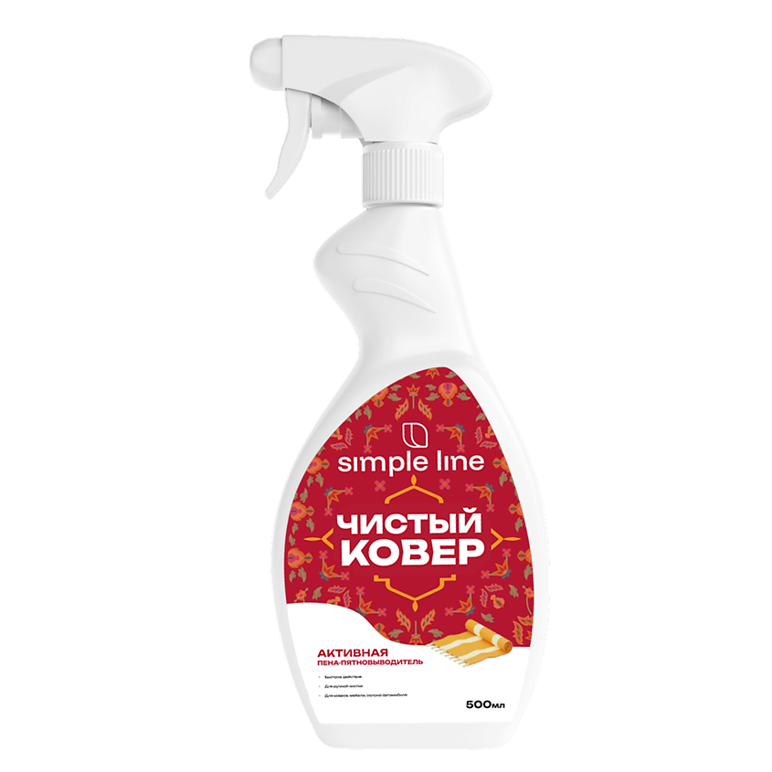 Изображение товара SIMPLE LINE Пятновыводитель универсальный для ковров, мебели и одежды, 1 шт.