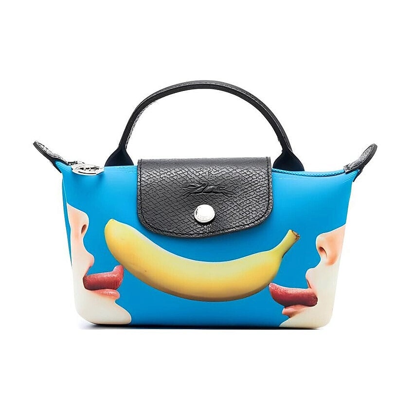 Изображение товара LONGCHAMP Сумка ToilerPaper Collaboration Recycled Polyester Canvas Tote Bag, Синий