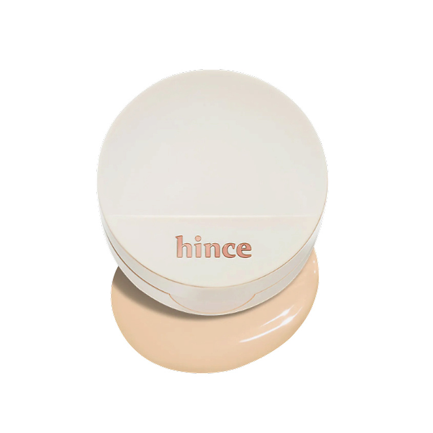 Изображение товара HINCE Кушон для лица с эффектом сияния Second Skin Glow Cushion SPF50+ PA++++, 21 Ivory, 12 г