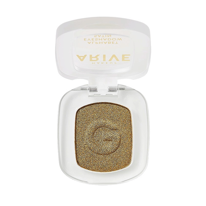 Изображение товара ARIVE MAKEUP Тени для век Alphabet Eyeshadow Satin, G - темный оливковый